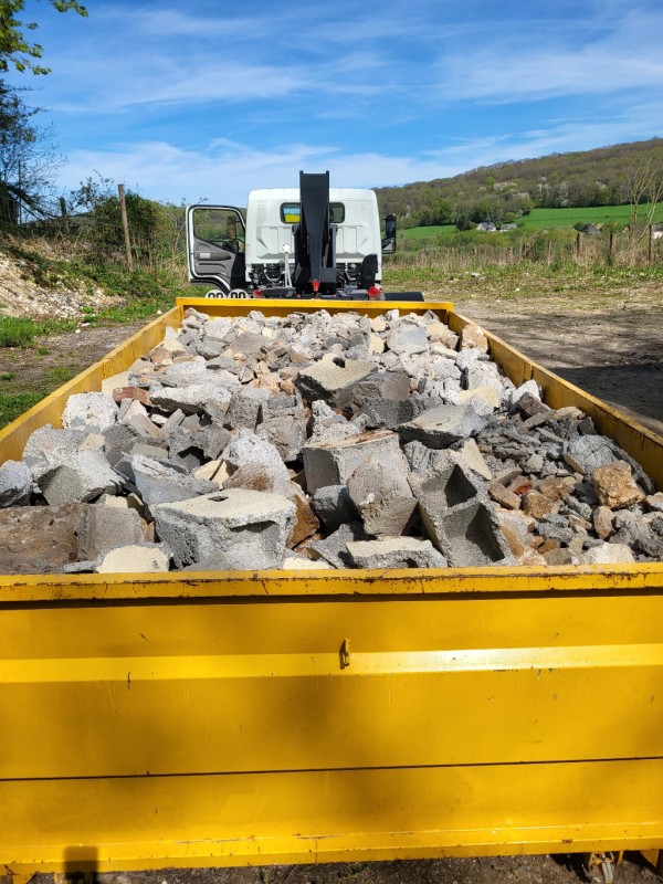 Débarras déchets de chantier à Bolbec