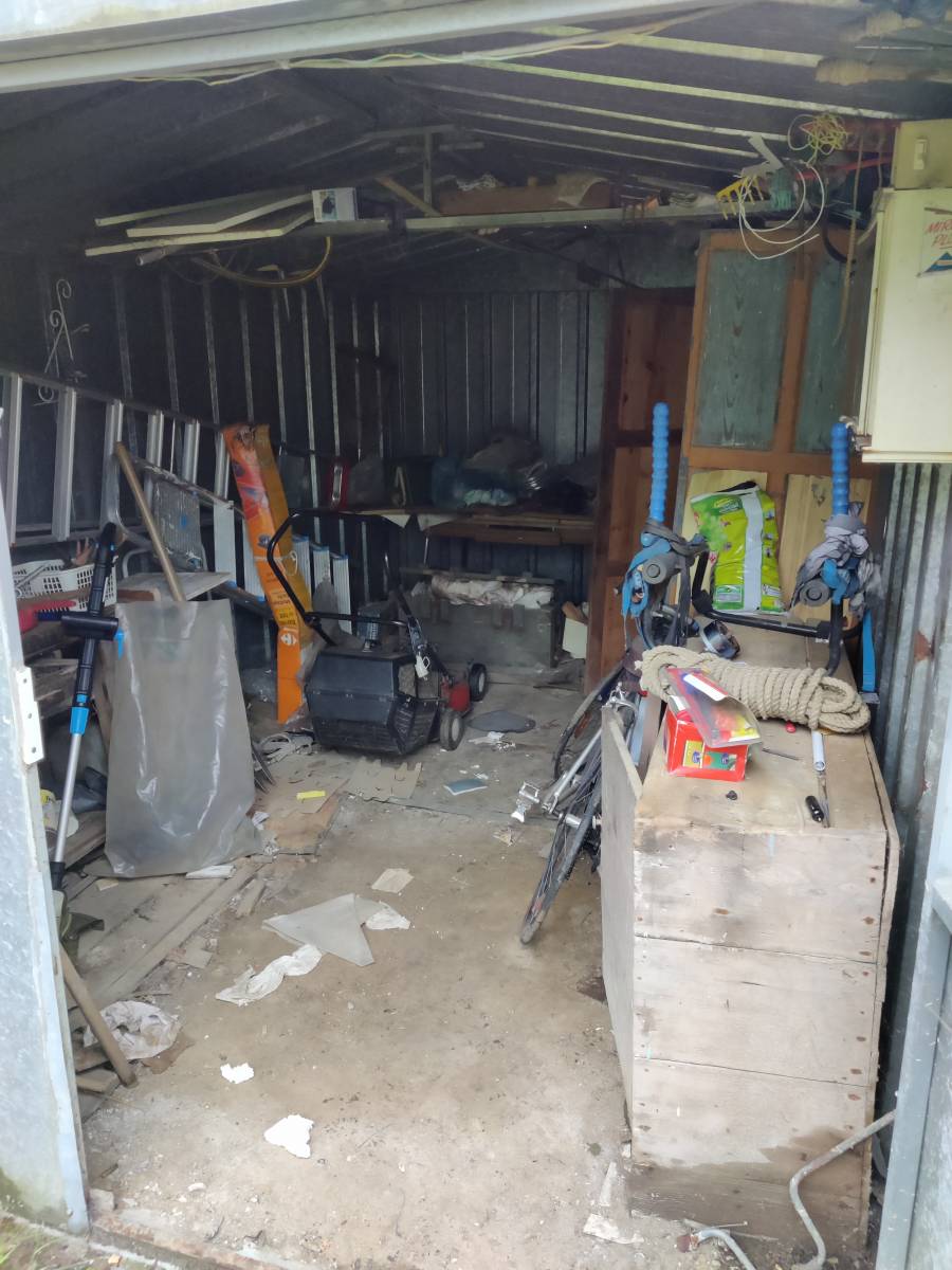 Débarras d'un cabanon de jardin Opération débarras